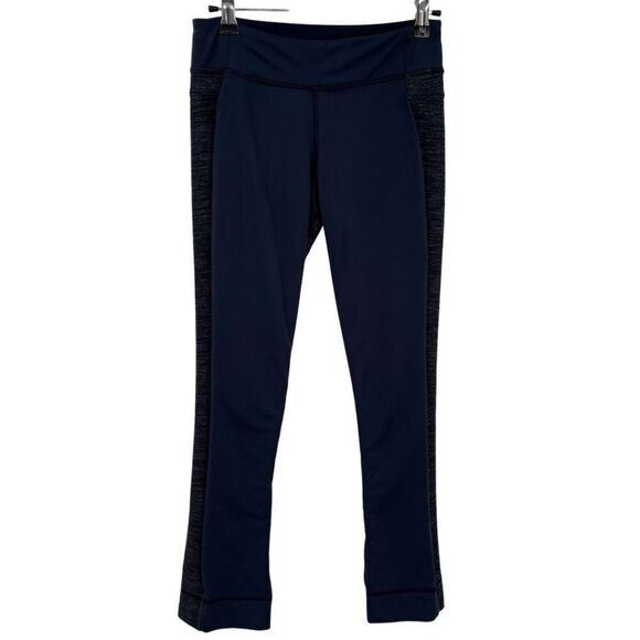 lululemon athletica Pants - Lululemon Root Chakra Pant Inkwell Black/Blue‎ Size 4